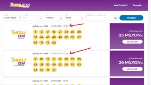 Hızlı On Numara Ne zaman Çekiliyor ?